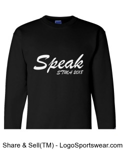 Speak Crewneck 2018 Design Zoom
