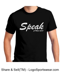 Speak T-Shirt Design Zoom